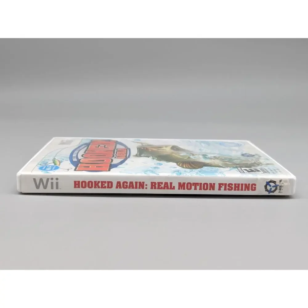 Nintendo Wii Hooked Again Real Motion Fishing Video Game No Manual